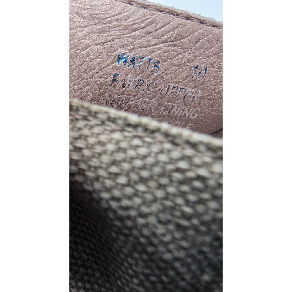 Chocolat Blu Watts Wedge Sandals Womens 10 Taupe Fabric Platform Slides - Picture 7 of 7